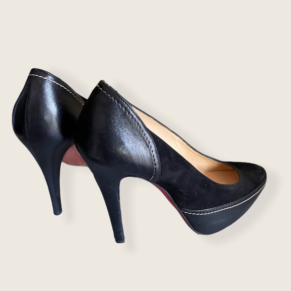 Christian Louboutin black defil calf high heels - Picture 2 of 14